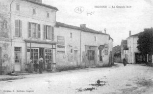 Ancienne carte de Sigogne