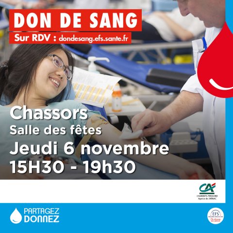 DON DE SANG CHASSORS