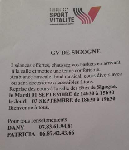SPORT VITALITE
